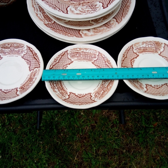 Vintage Alfred Meakin, Staffordshire, England Fair Winds Set of 15 - Picture 8 of 16